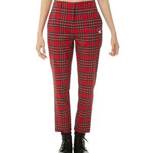 Disney X Forever 21 Mickey Mouse Plaid Pants